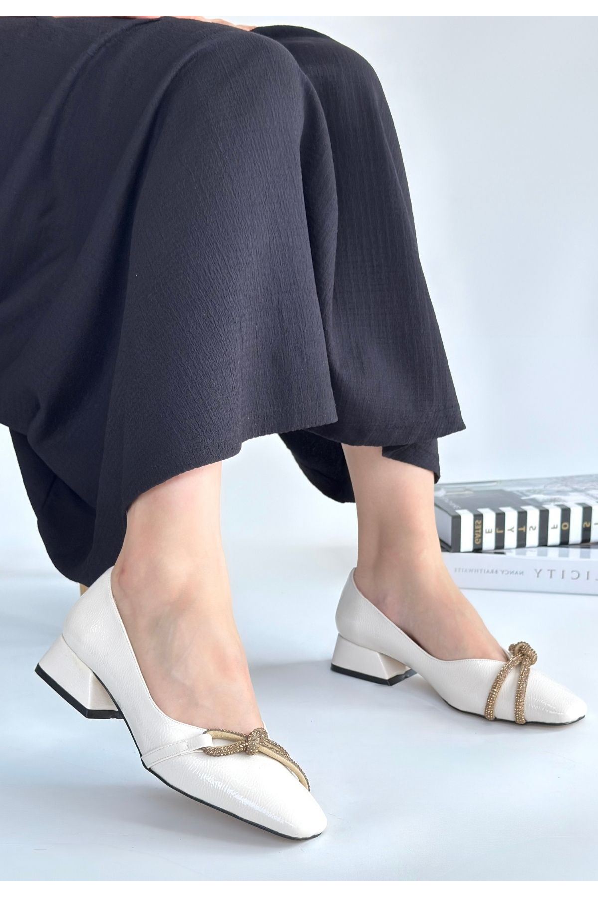 Estay Ten Rugan Topuklu Ayakkabı