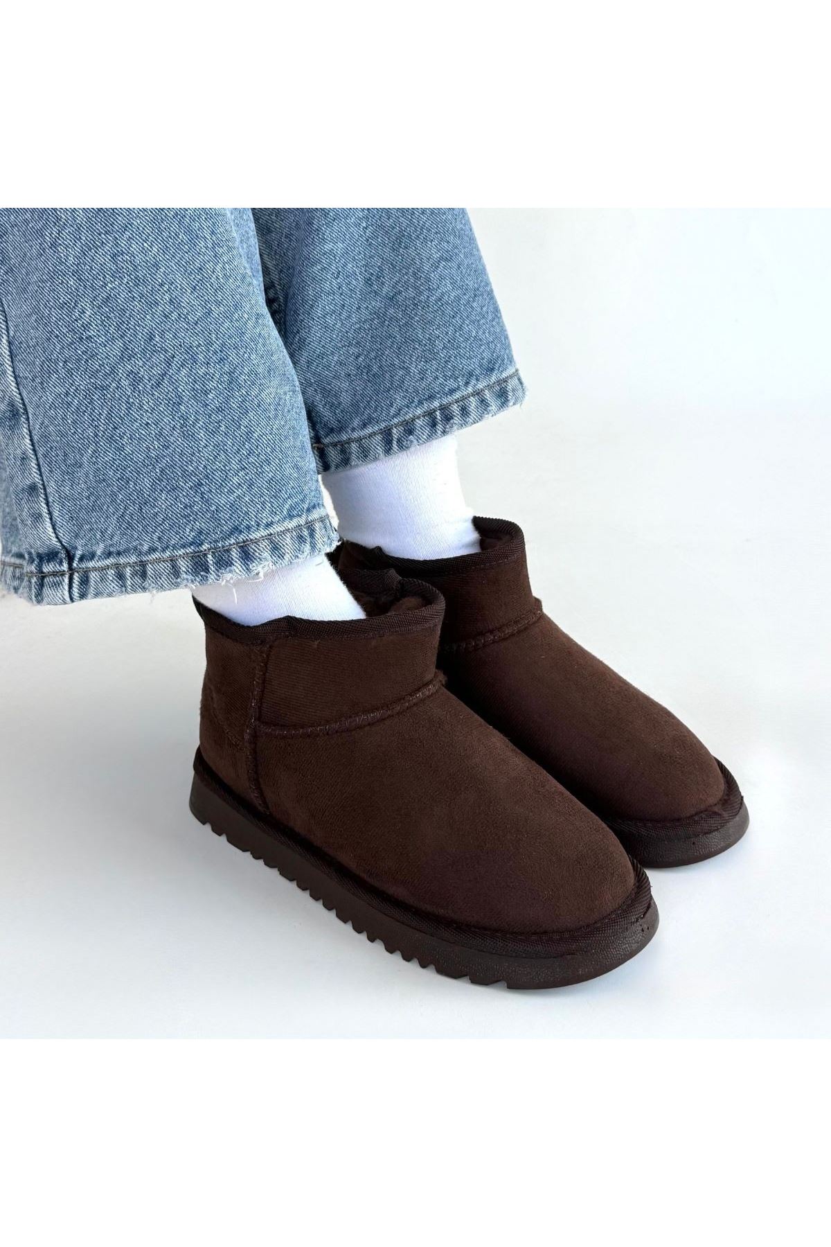 Elsa Kahverengi Süet Bot