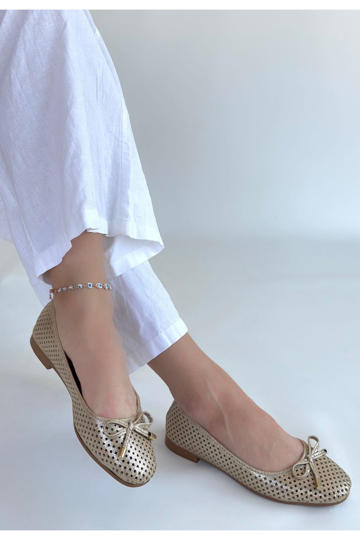 Icar Bej Cilt Babet Ayakkabı