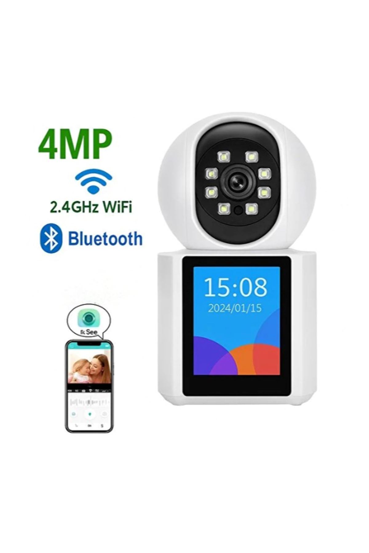 Akıllı Ev Kamerası 2.4 GHz