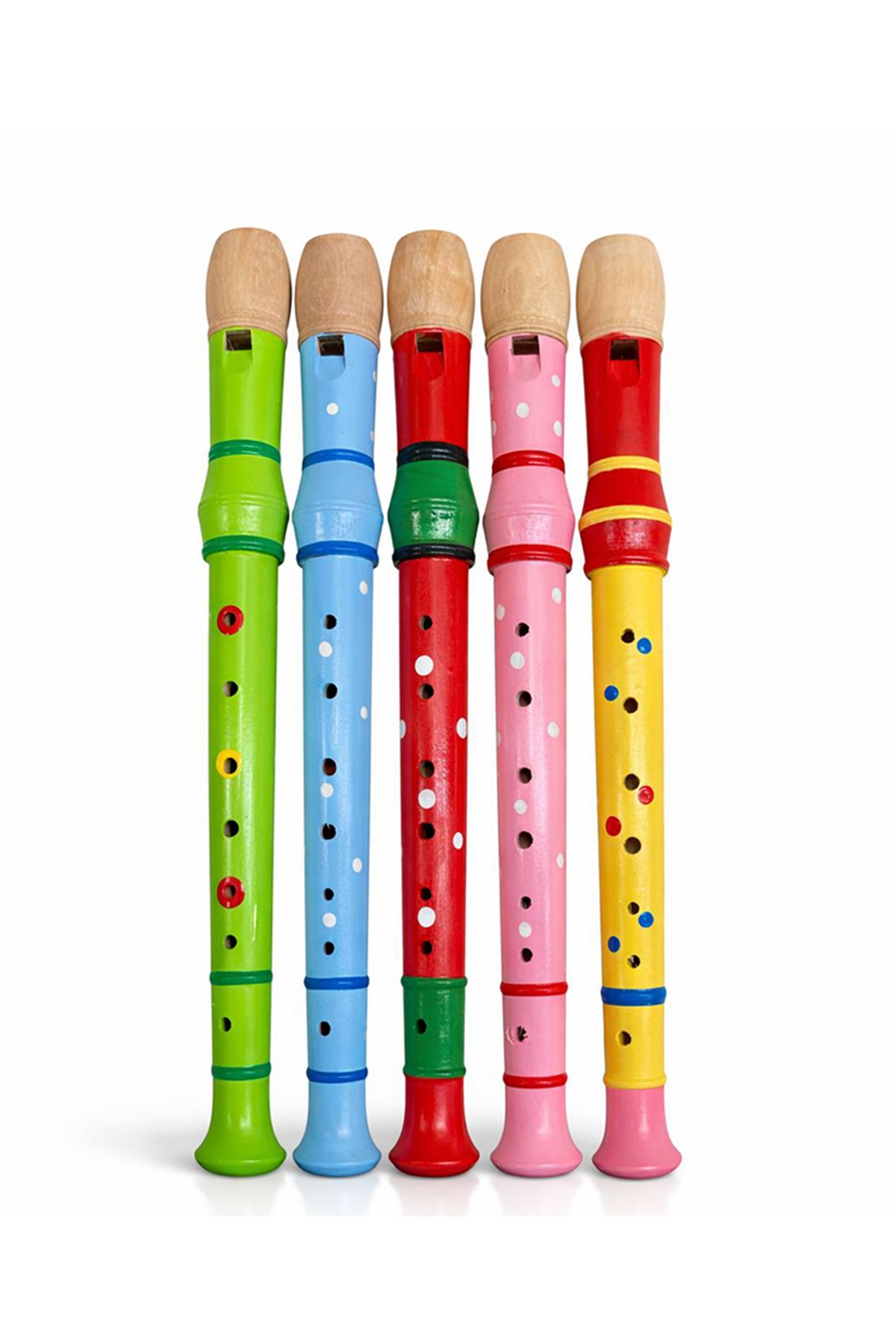 Ahşap Renkli Flüt Büyük