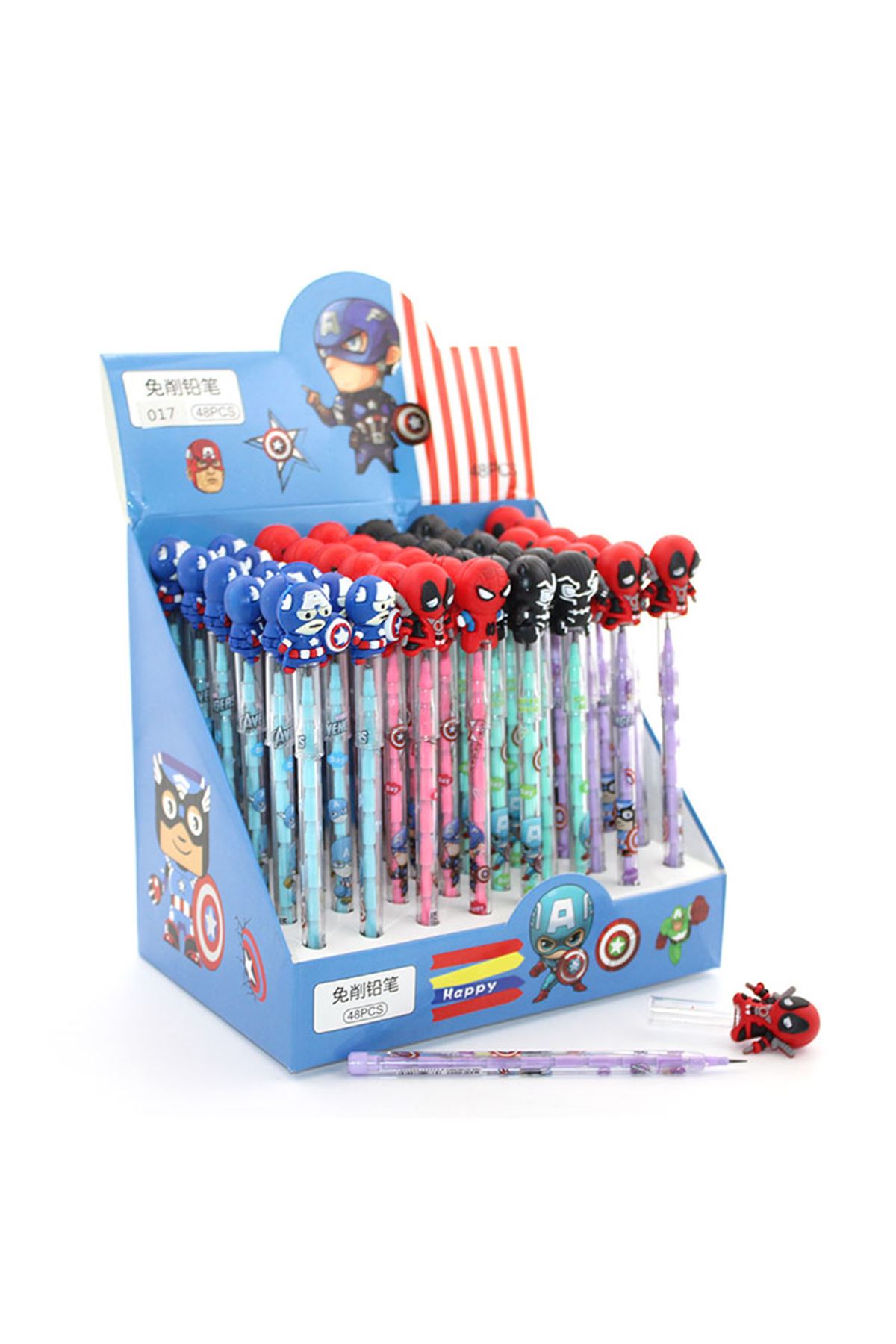 Karışık Kahraman Figürlü Yumurtlayan Kalem Model 2