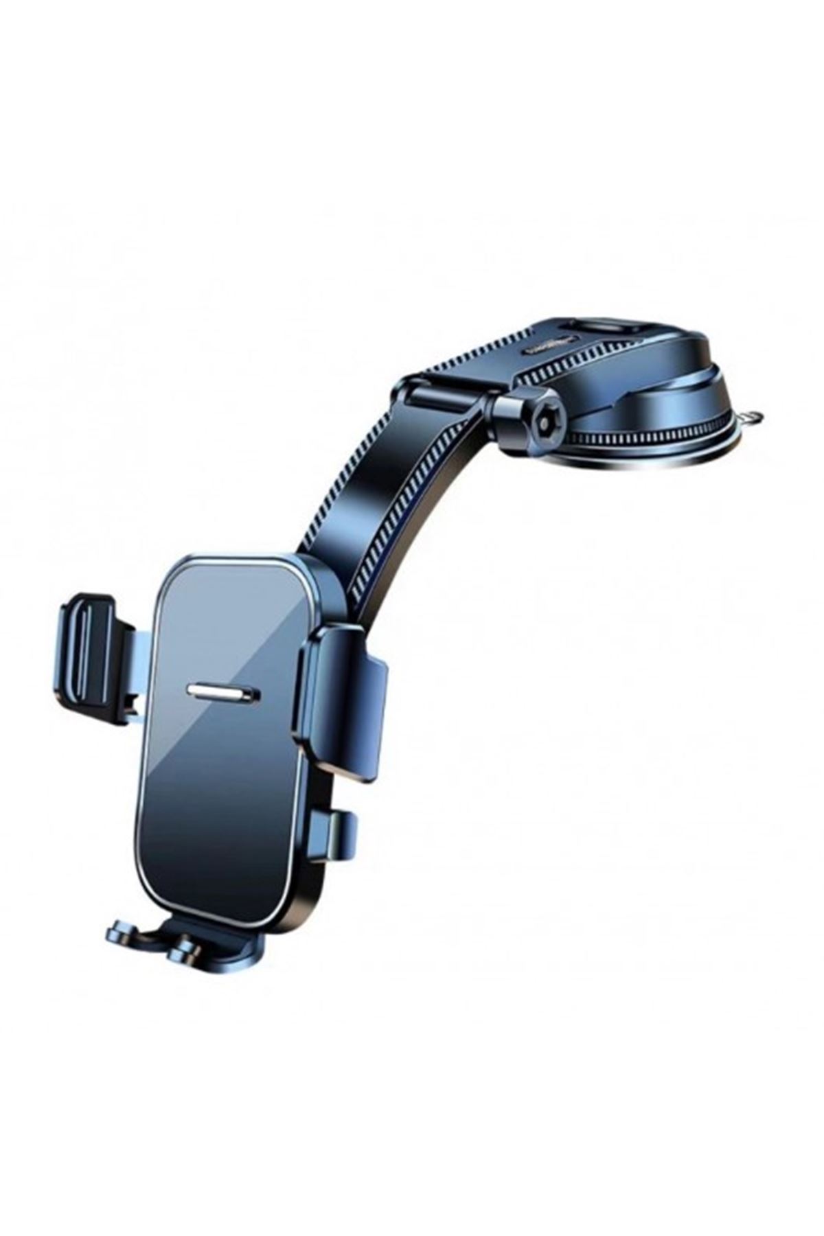 Torpido Üstü Vakumlu Araç Telefon Tutucu Ayarlanabilir Uzun Kollu