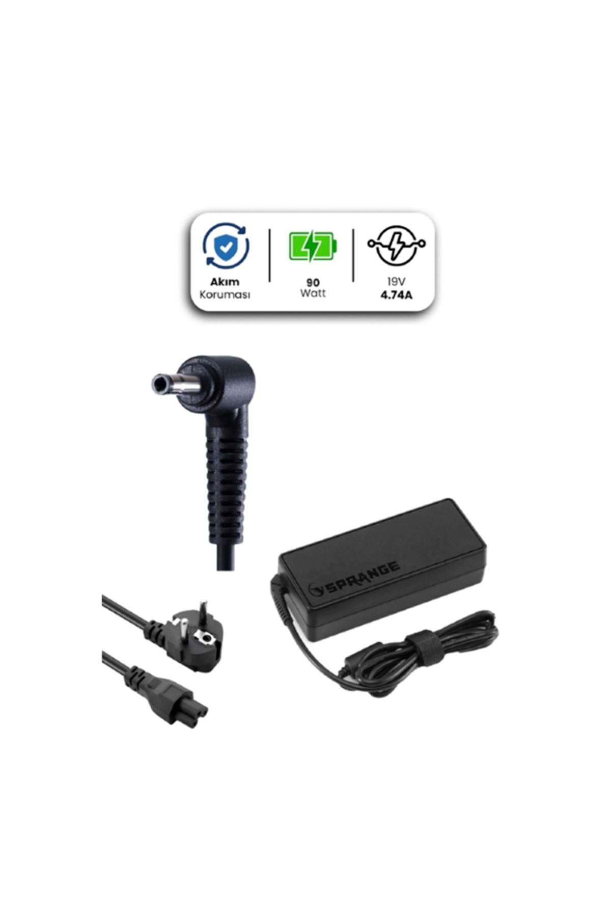 19V 4.74A 4.0 * 1.35mm 90W HP İçin Laptop Adaptör