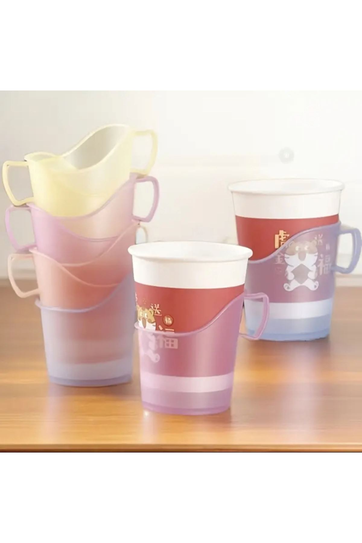 Karton Bardak Taşıma Aparatı 8'li Set