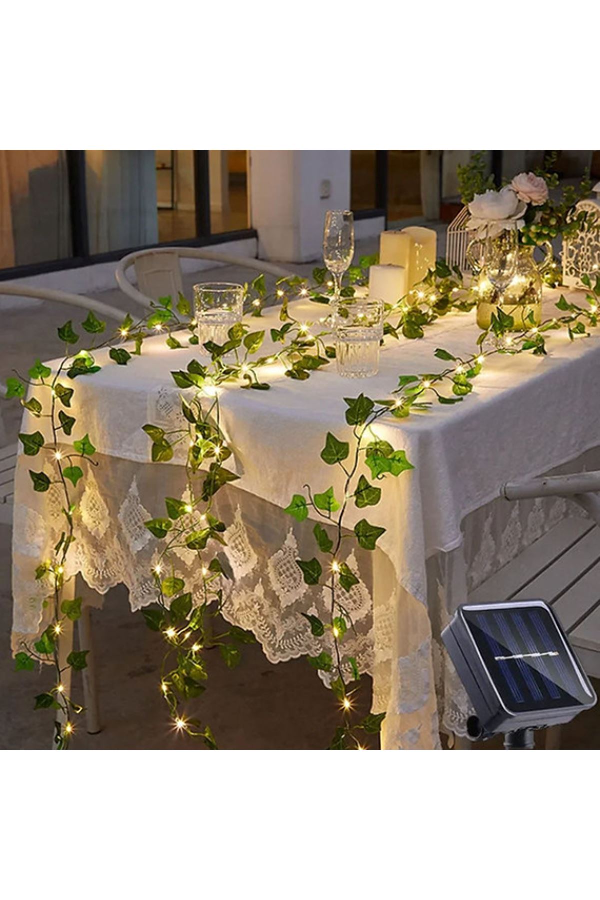 Güneş Enerjili Sarmaşık Led Dekor 5 Metre