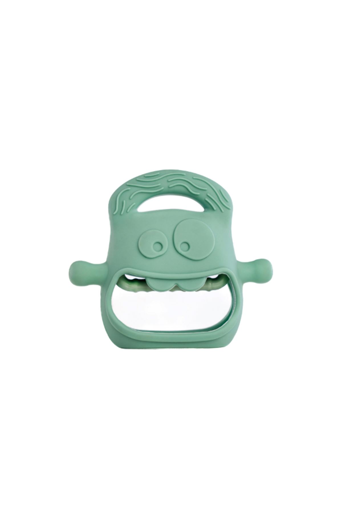 Koyu Yeşil Bebek Silikon Diş Kaşıyıcı