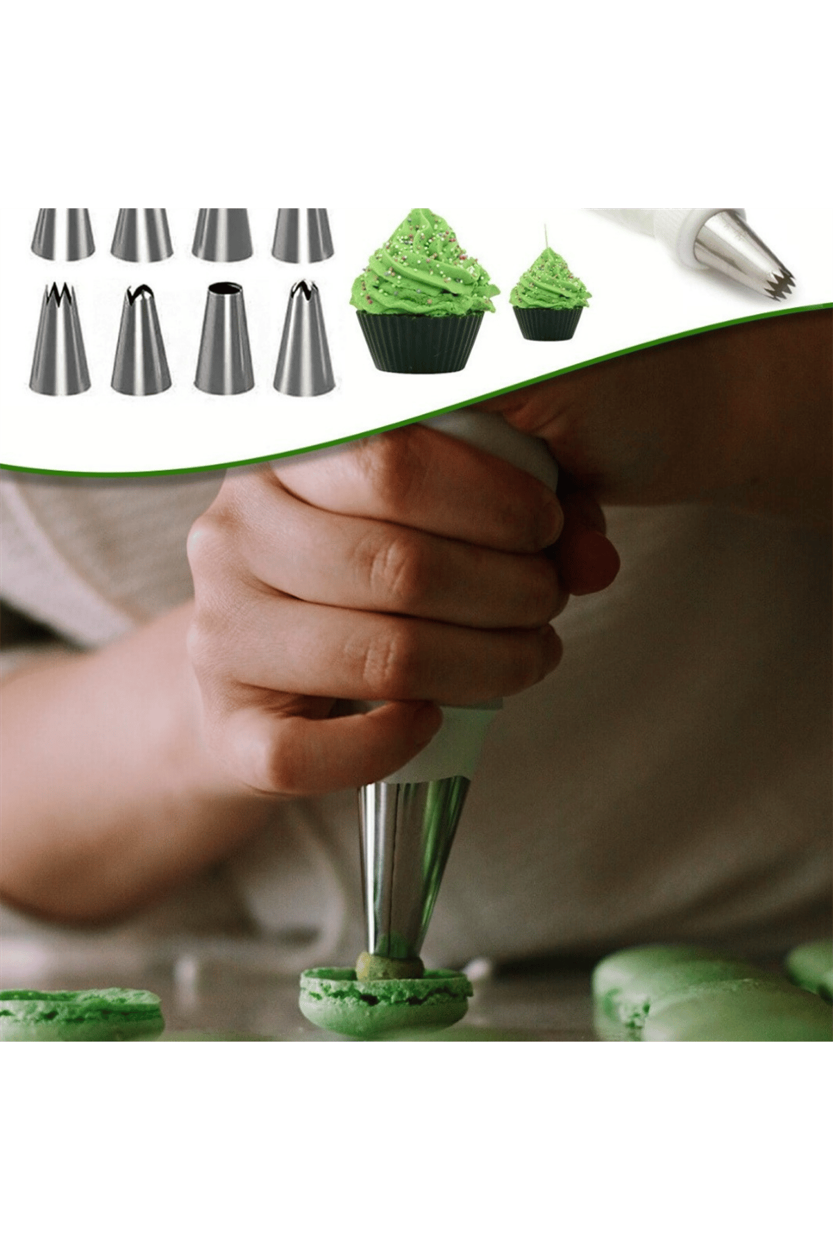 Krema Sıkma Seti 10 Parça