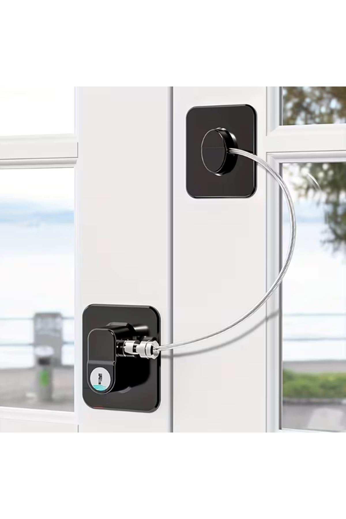 Siyah Plaka Halatlı Emniyet Kilidi