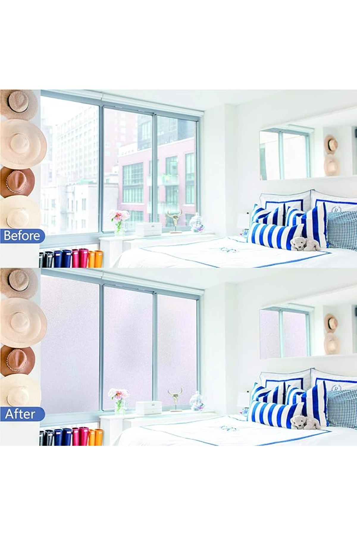 UV Engelleyici Buzlu Cam Filmi 2 Metre x 60 Cm.