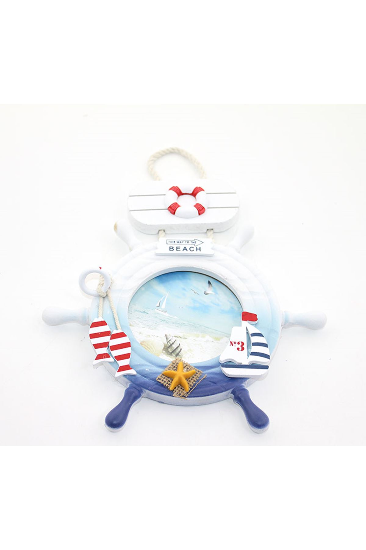 Ahşap Marin Dümenli Çerçeve Model 3