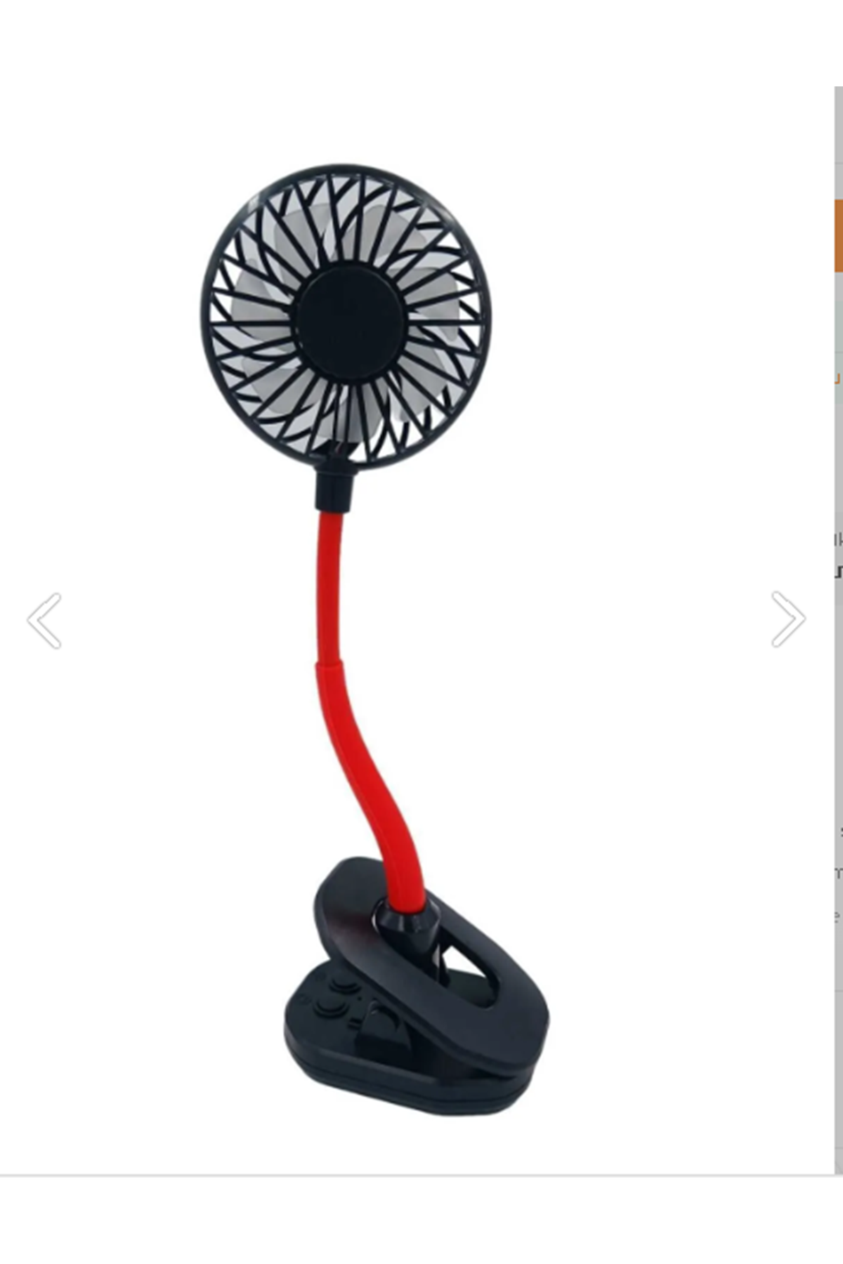 Ayarlanabilir Kıskaçlı Masa Üstü Mini Vantilatör