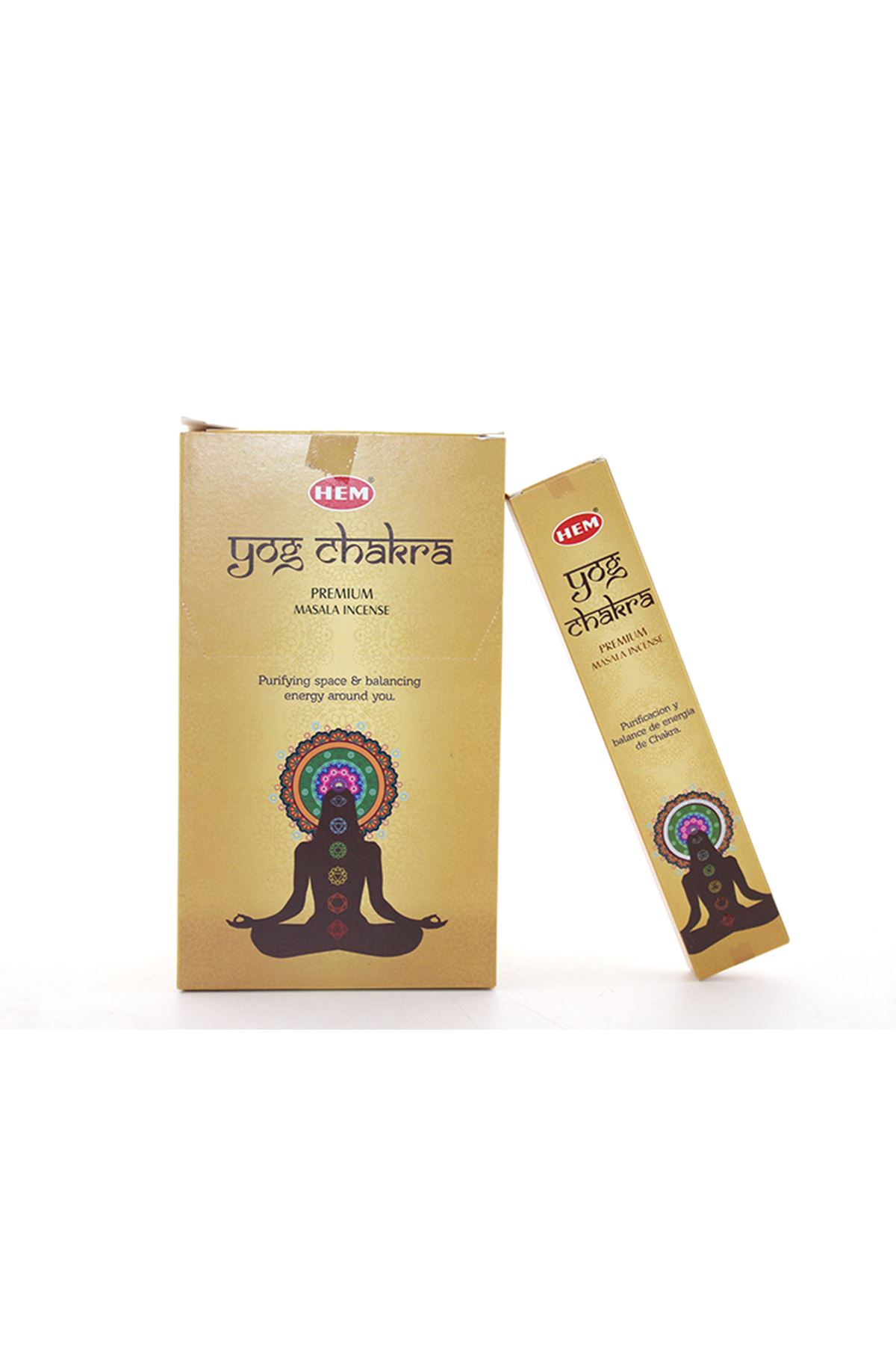 Hem Yog Chakra Masala Aromalı Çubuk Tütsü