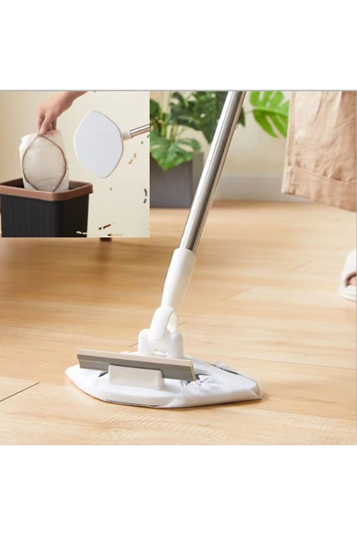 Islak Mendil Uyumlu Pratik Çek Çekli Mop