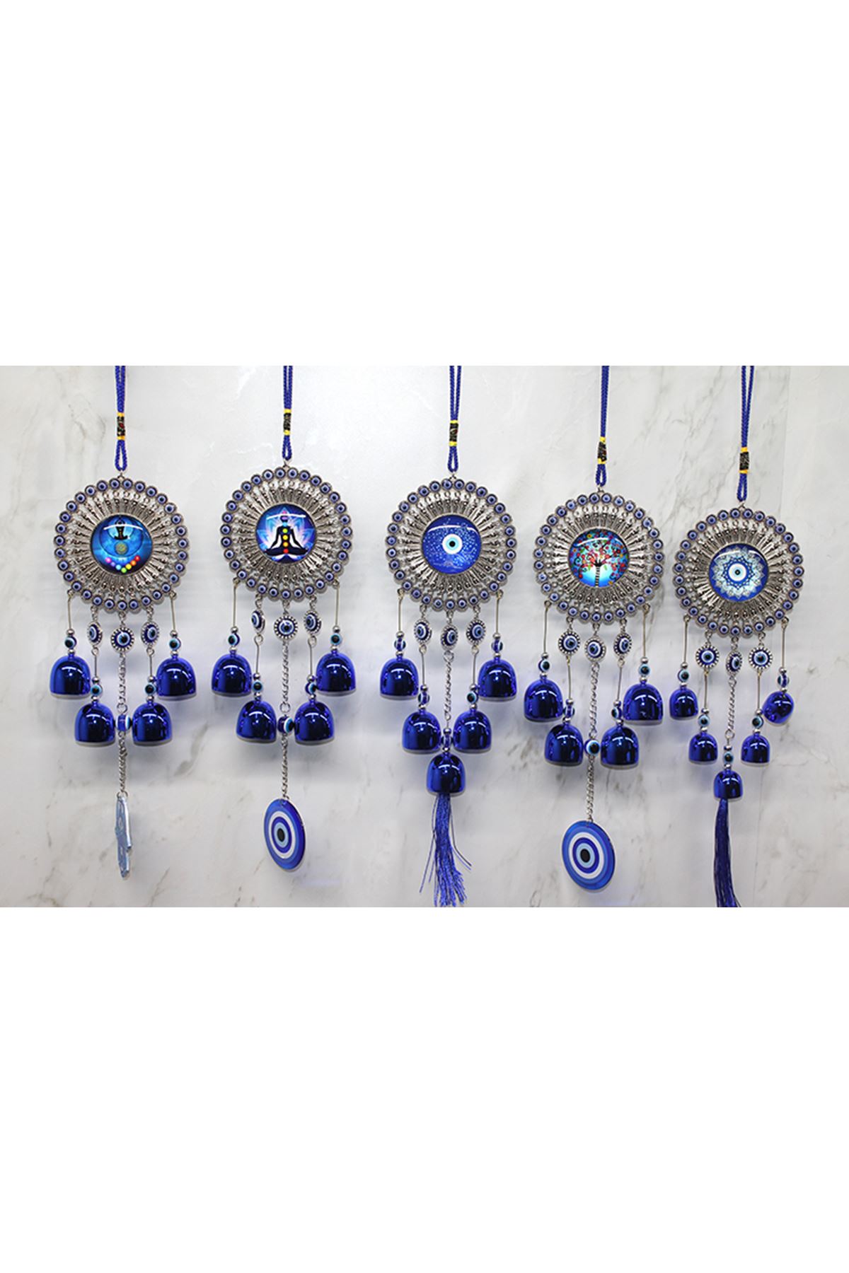 Metal Nazar Boncuğu Çan Model 9