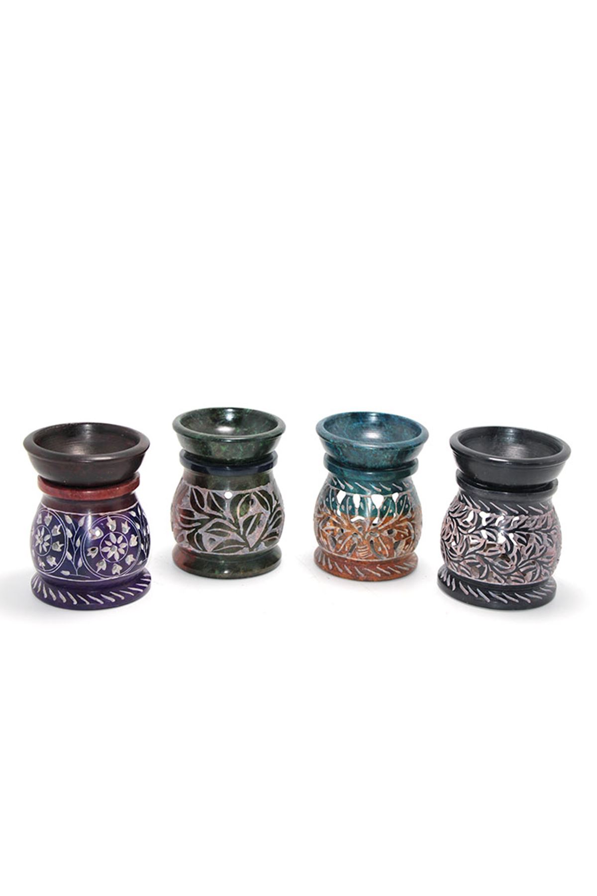 Obsidian Taşı Buhurdanlık Model 4