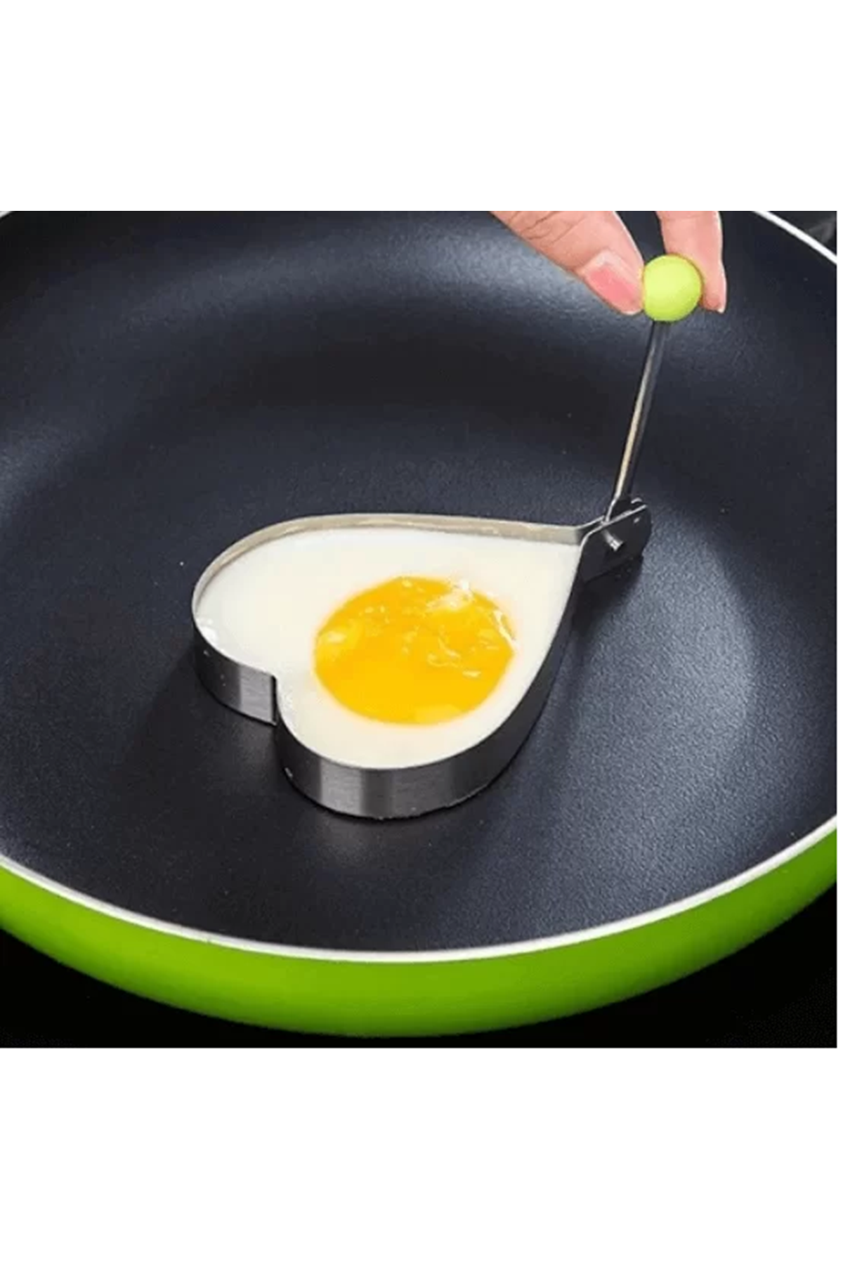 Metal Kalp Omlet Krep Kalıbı