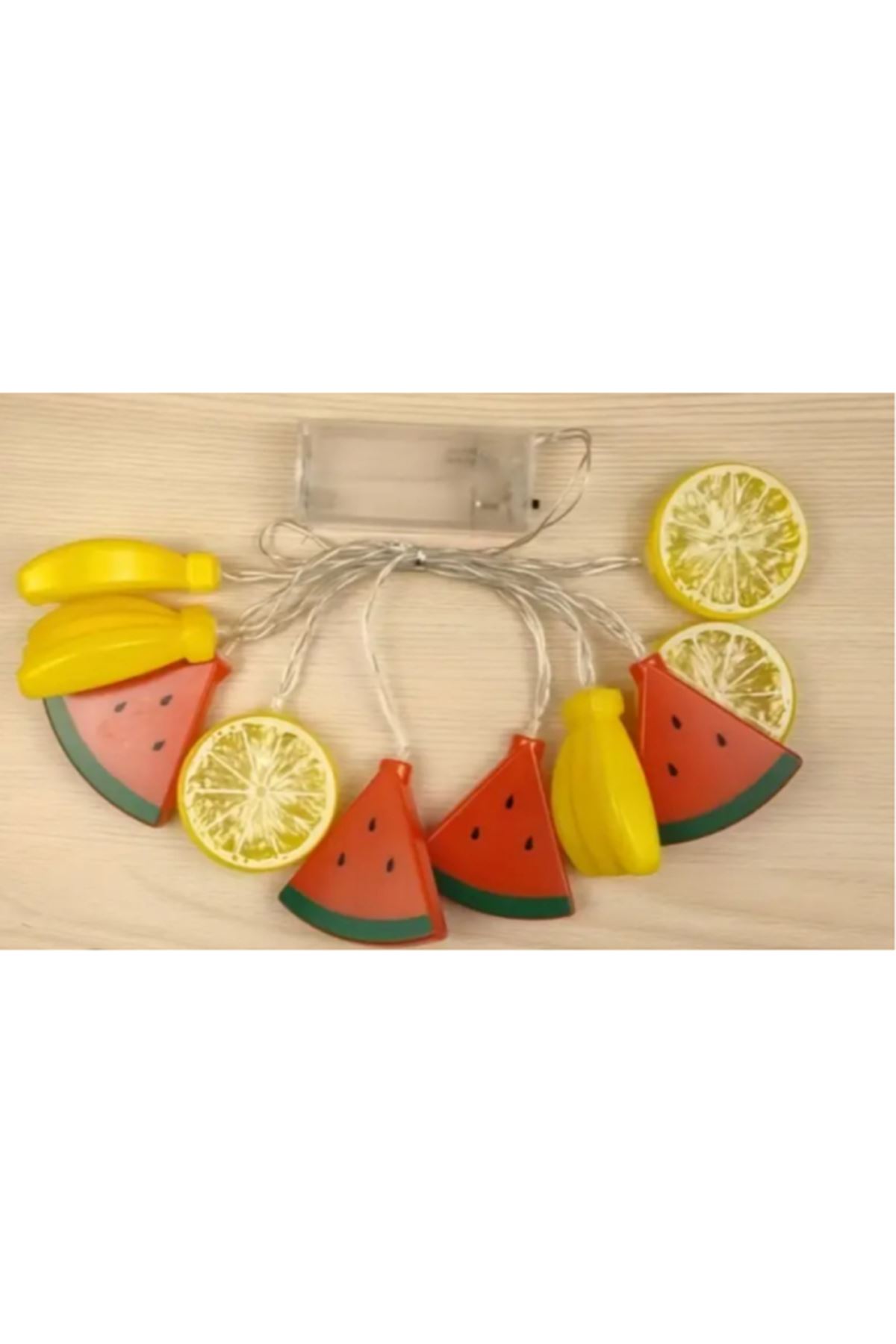 2m 10 Led Karışık Meyveler Şekilli Işık