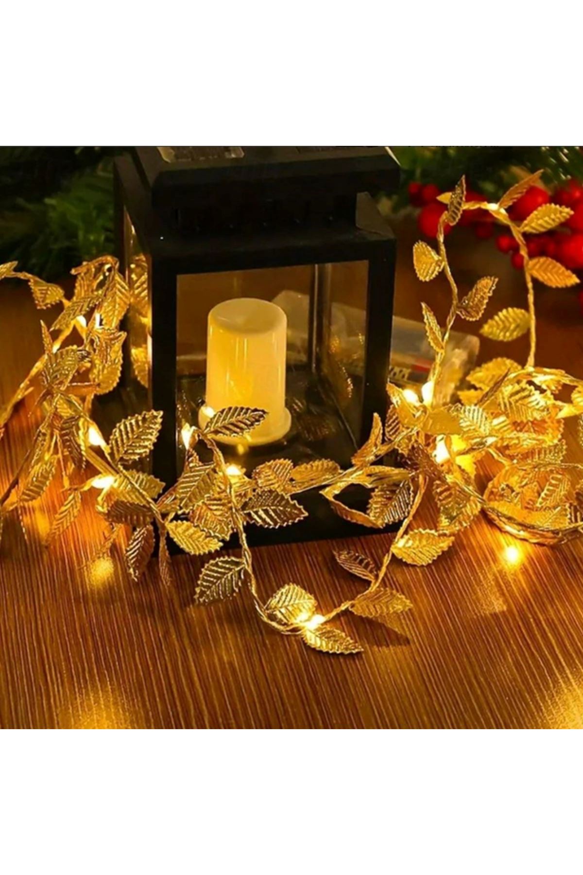 3 Metre Yaldızlı Gold LED Işık