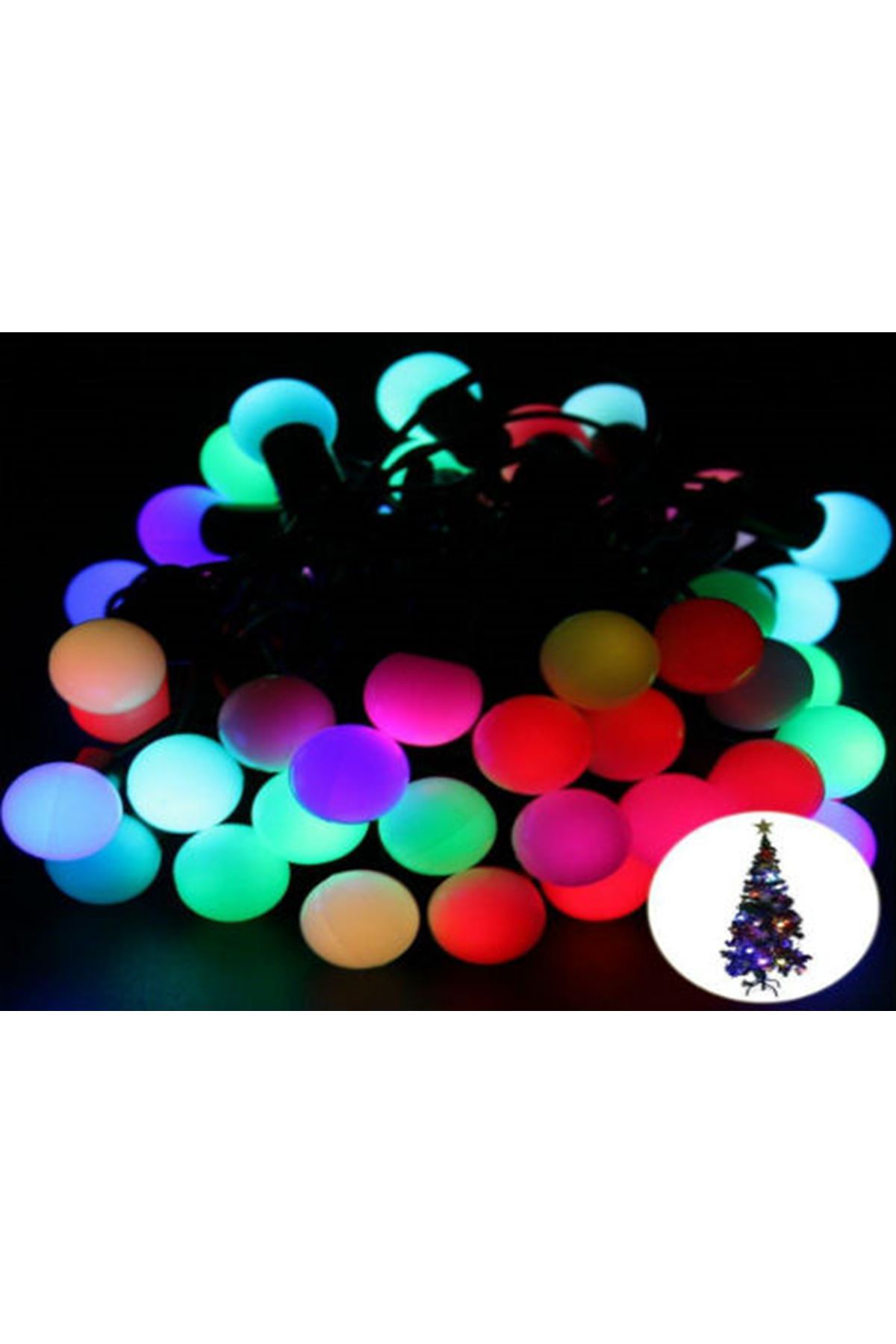 5 Metre 28 Mini Top RGB Led Siyah Kablo