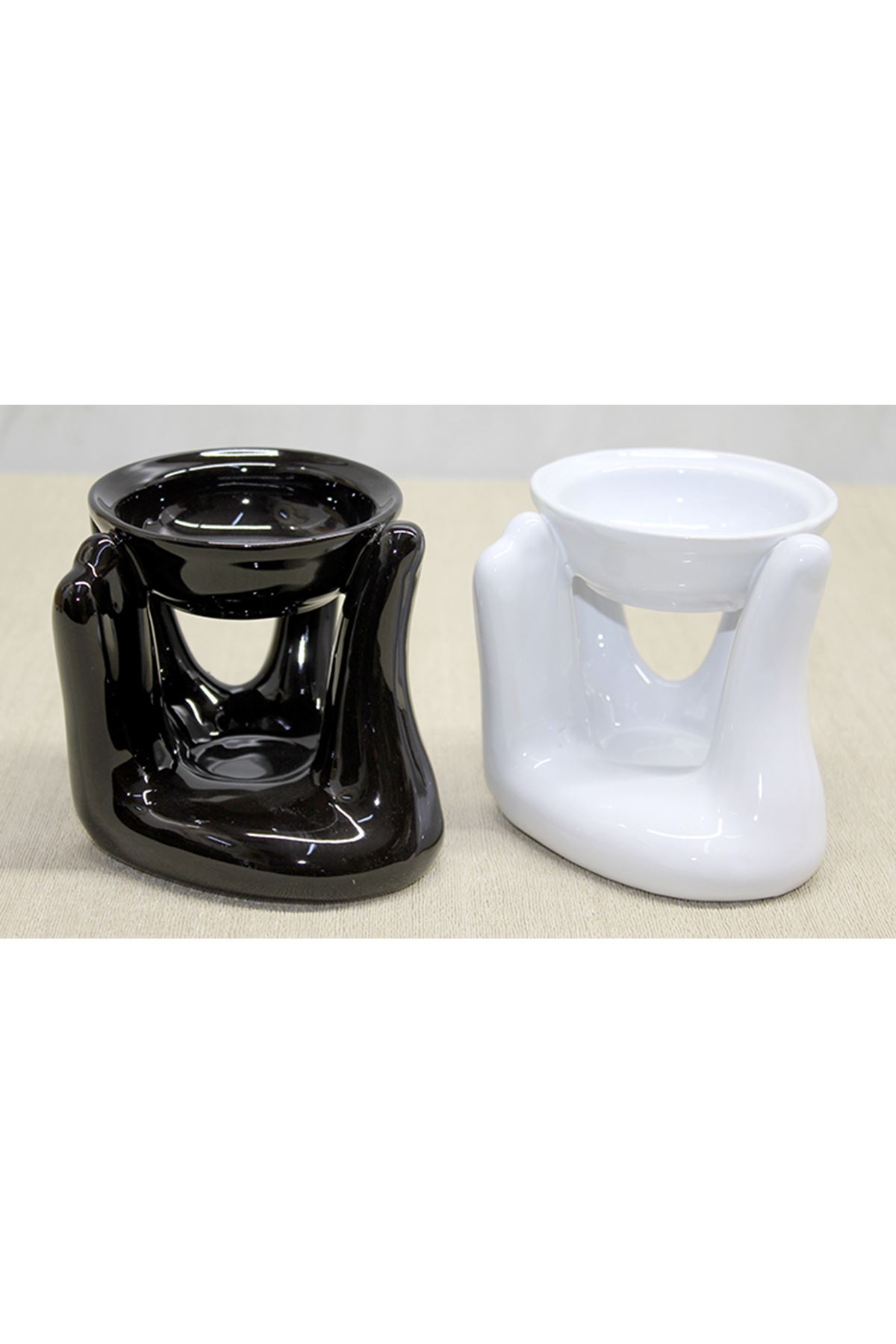 El Tasarımlı Seramik Buhurdanlık Model 1