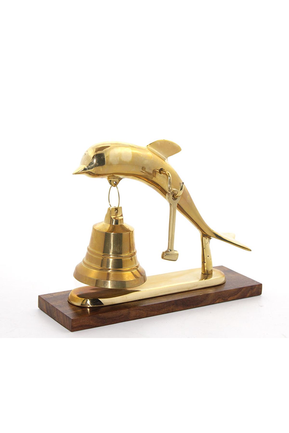 Pirinç Yunus Balığı Tasarımlı Çan