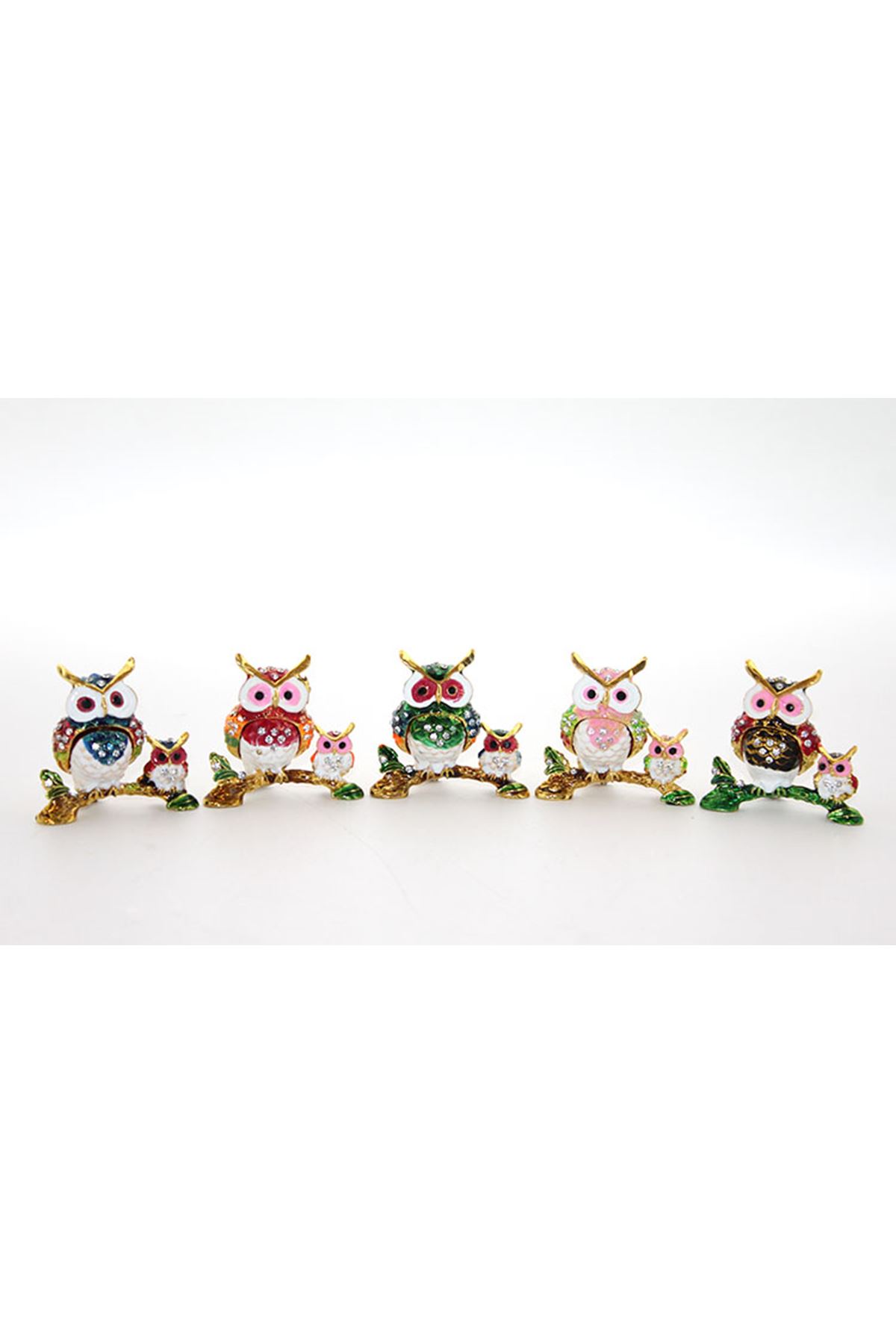 Swarovski 2'li Baykuş Model 2