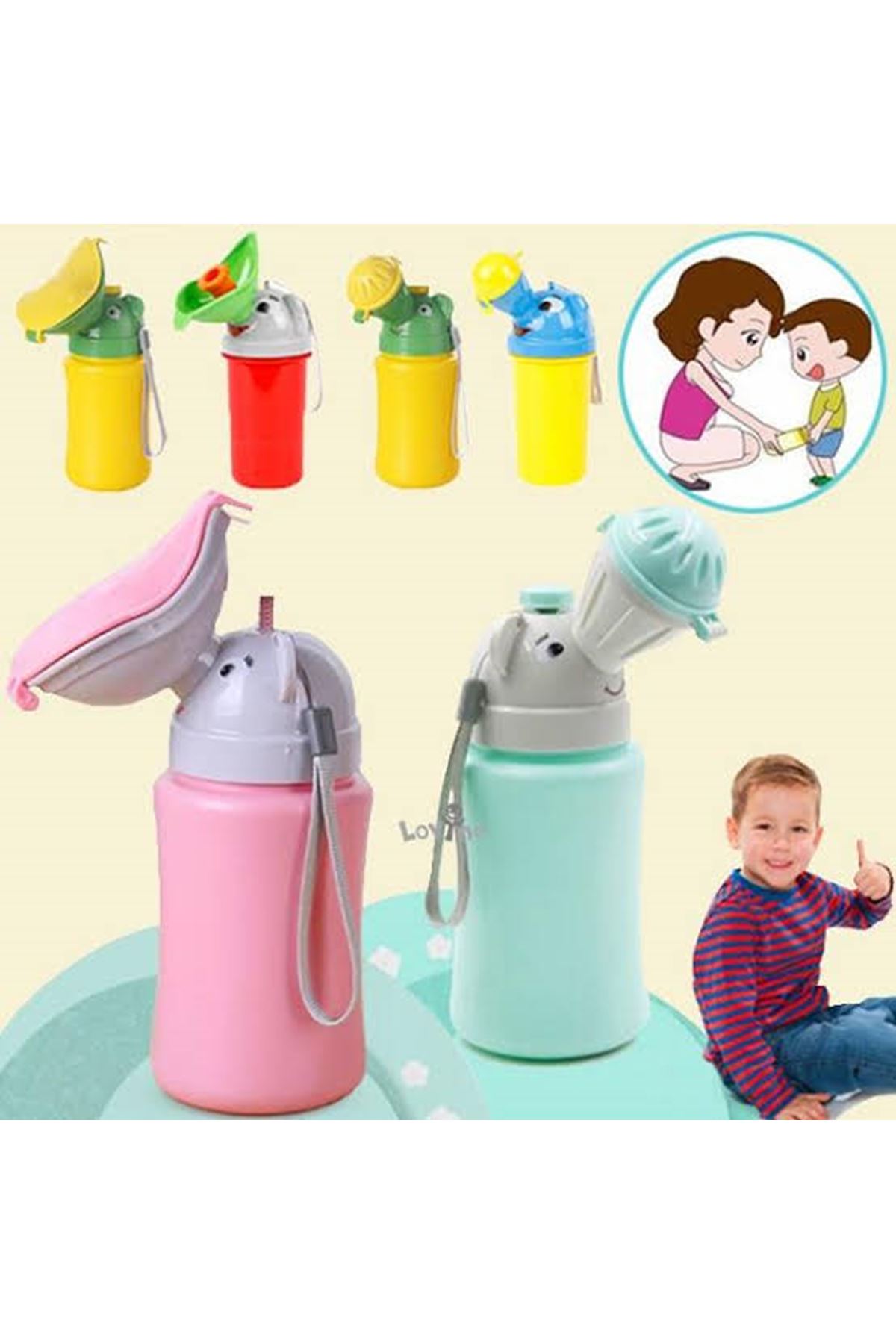 Portatif Çocuk Pisuarı Lazımlık Erkek