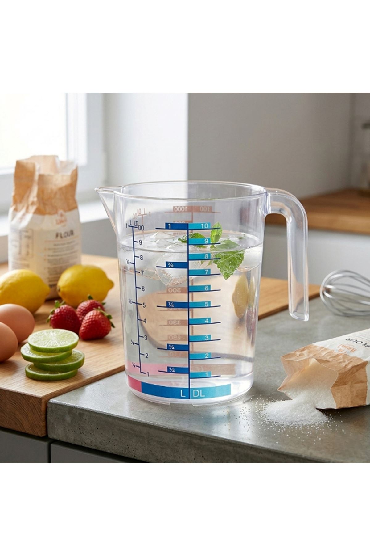 1 Litre Multi Ölçü Kabı