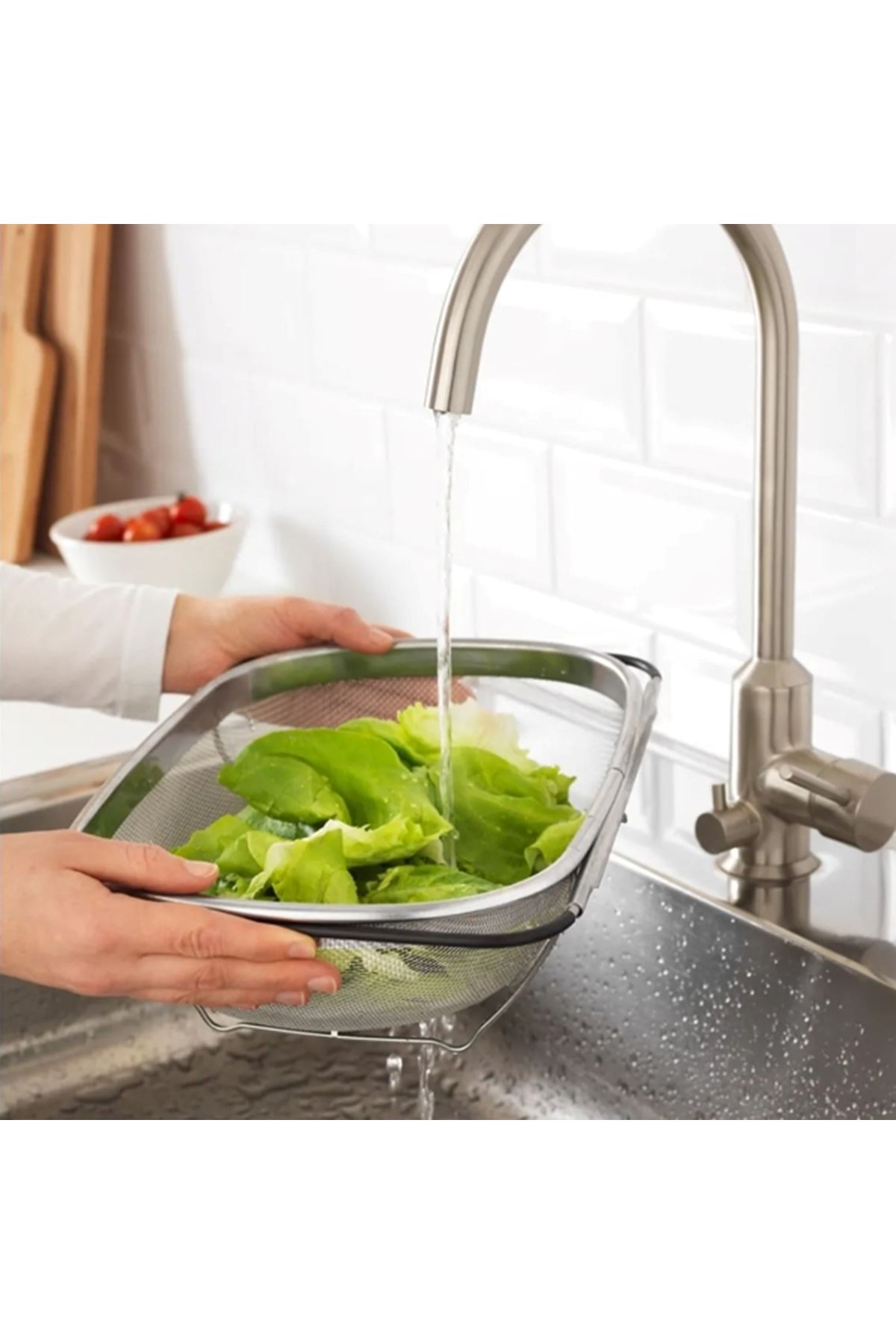 Paslanmaz Çelik Teleskopik Süzgeç