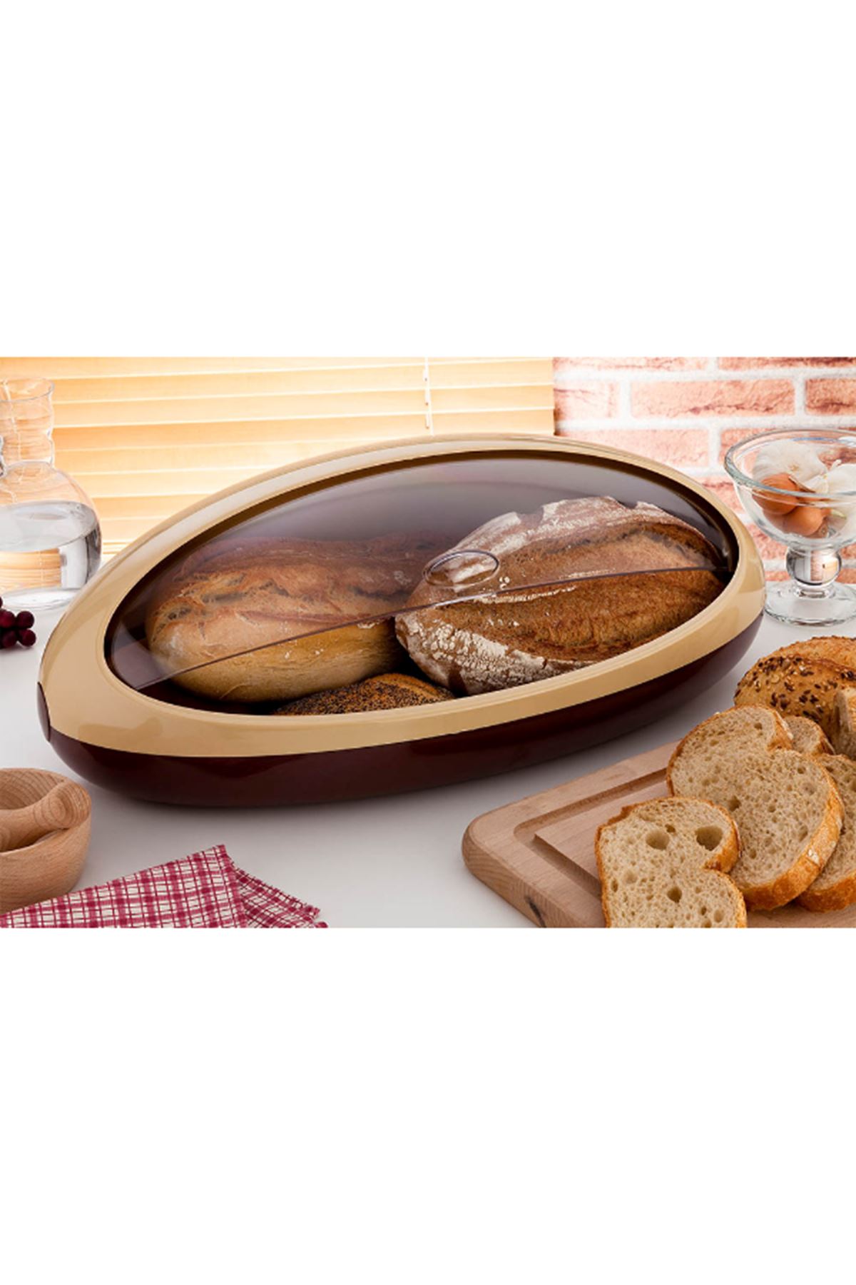 Oval Ekmek Saklama Kutusu