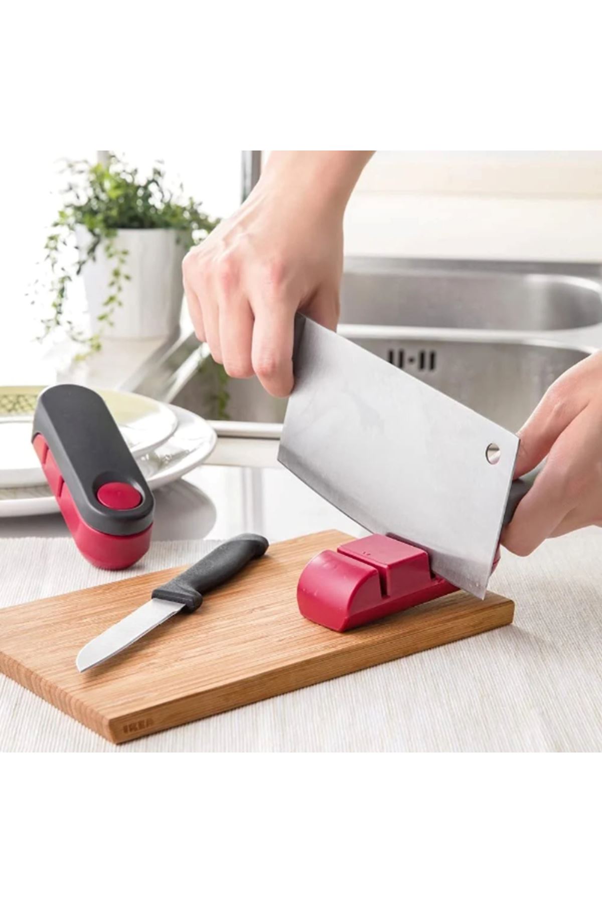 Katlanabilir Çift Aşamalı Bıçak Bileyici