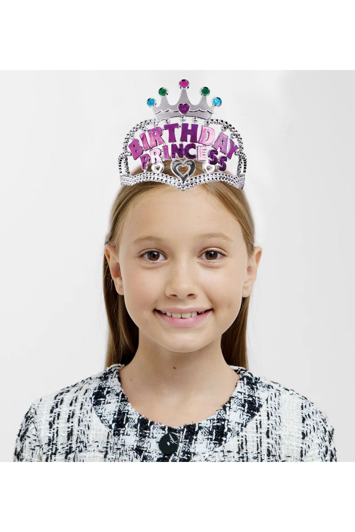 Birthday Princess Yazılı Çocuk Parti Tacı