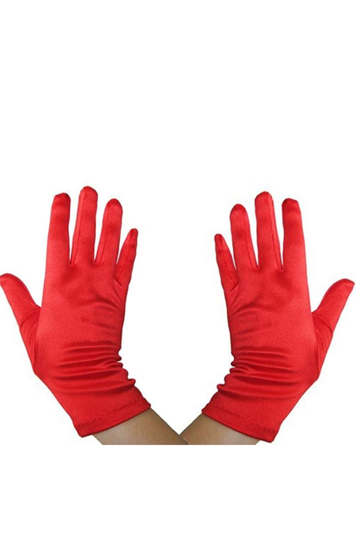 Çocuk Pandomim Eldiveni Kırmızı Renk