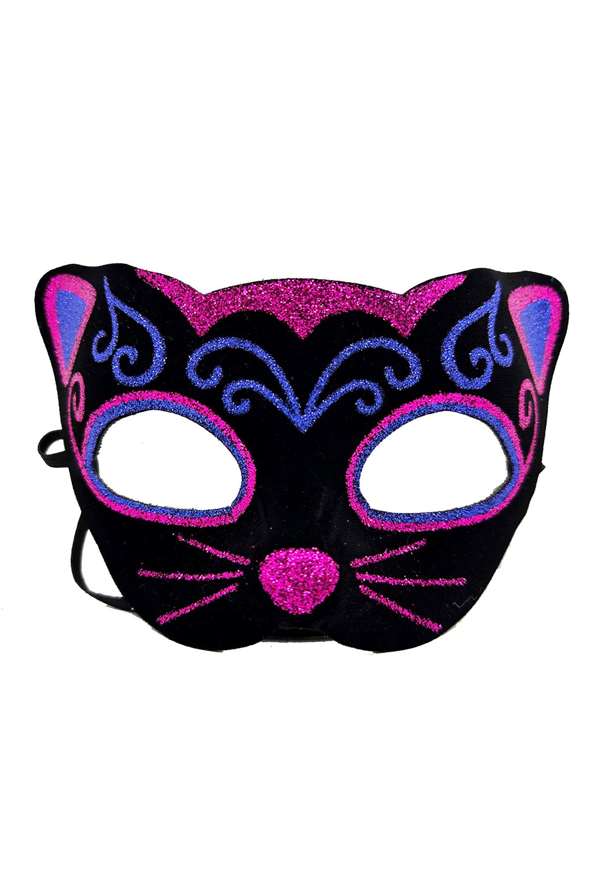 Kadife Kaplama Kedi Maskesi