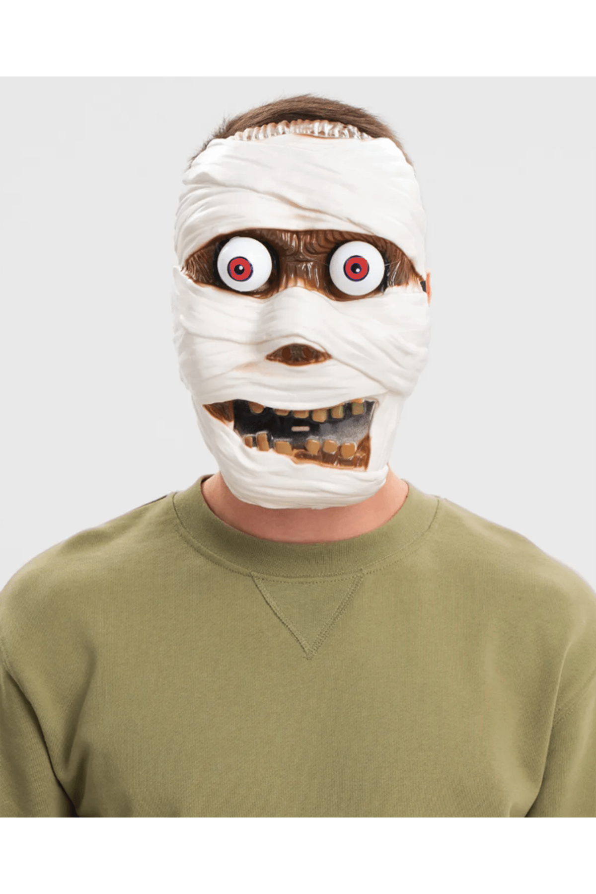 Sallanan Yaylı Oynar Gözlü Mumya Maskesi