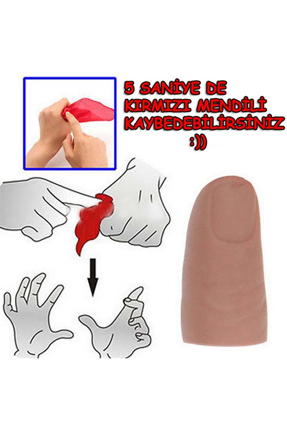 Sihirli Parmak Mendil Kaybetme Oyunu