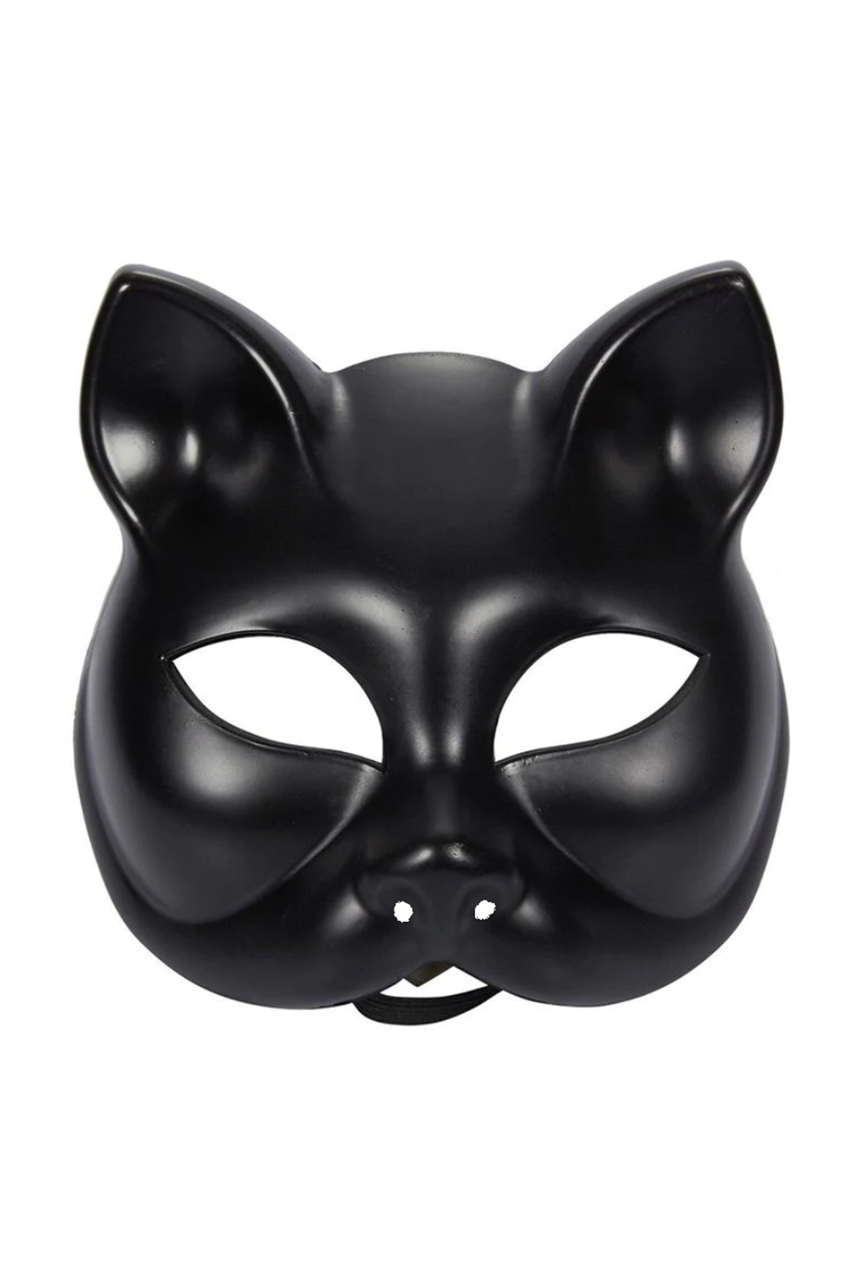 Siyah Renk Lüks Kedi Maskesi