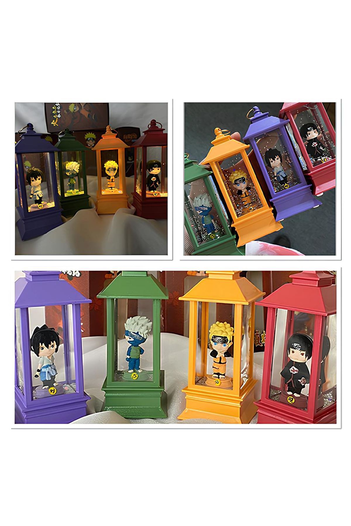 Anime Naruto Figürlü Işıklı Kar Küresi