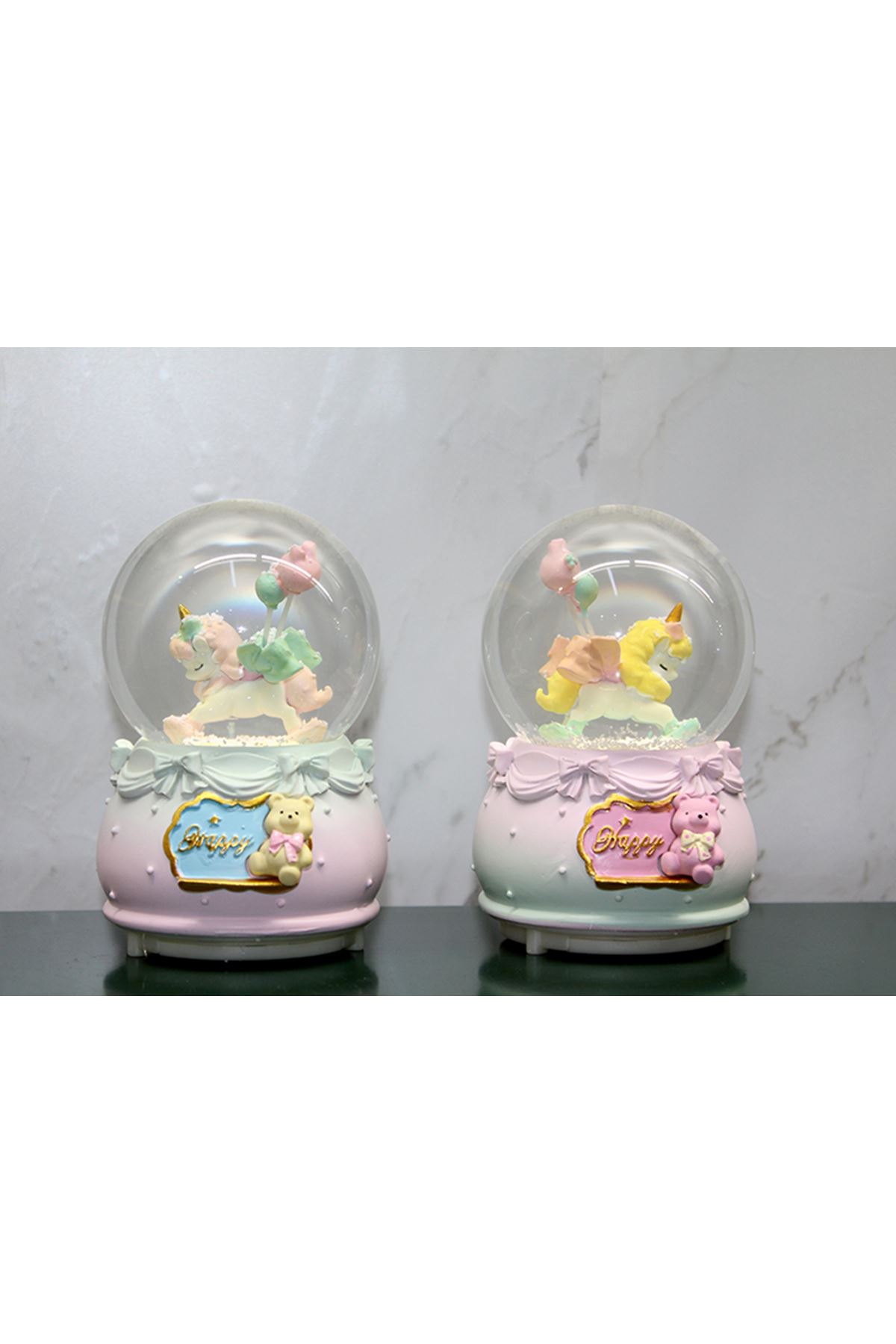 Işıklı Müzikli Kar Küresi Orta Boy