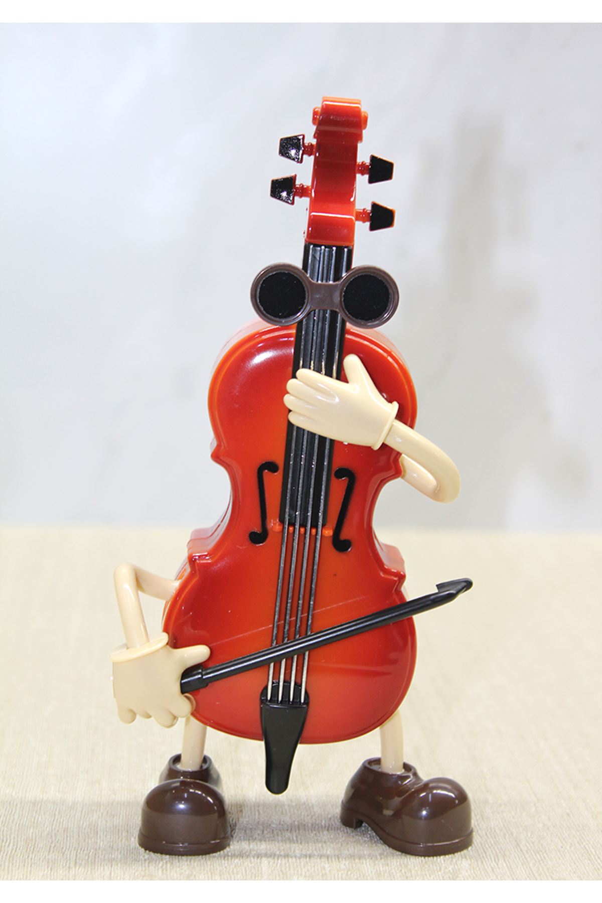 Keman Müzik Kutusu Eğlenceli Tasarım