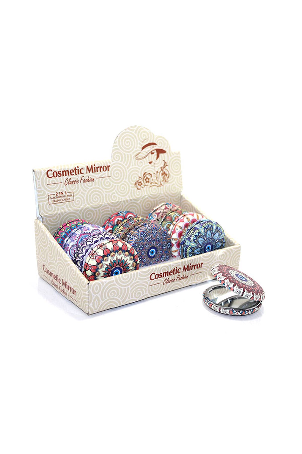 Yuvarlak Taşlı El Aynası