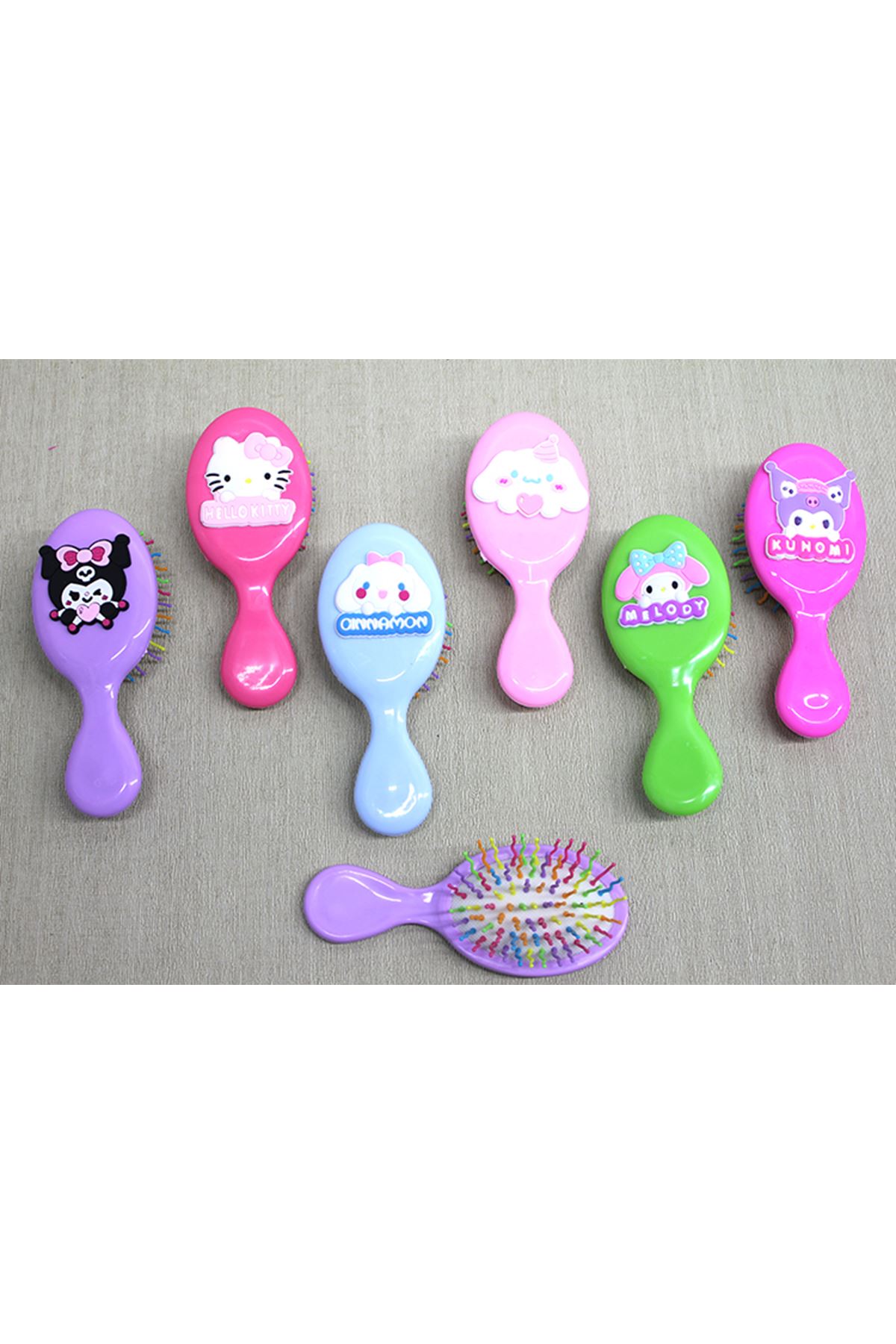 Kuromi, Hello Kitty, Cinnamon, My Melody Saç Tarağı