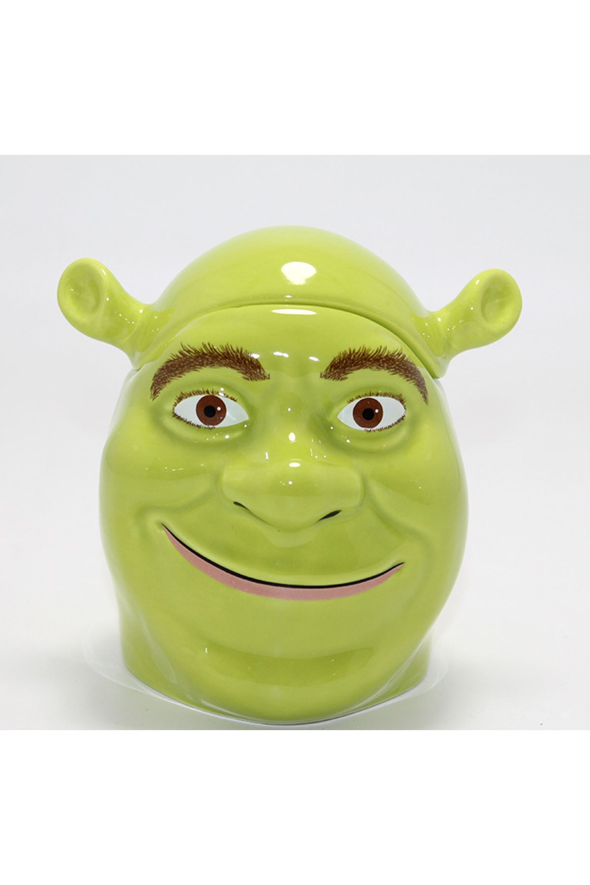 3D Shrek Tasarımı Porselen Kupa Bardak (Büyük Boy)