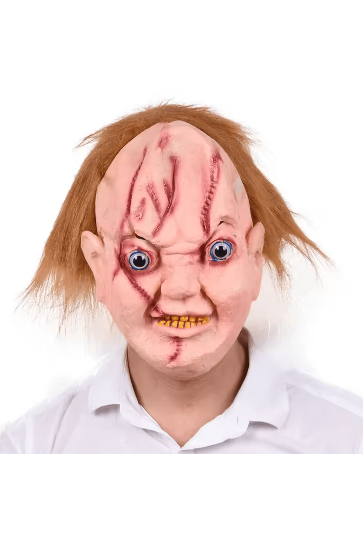 Chucky Saçlı Lateks Maske