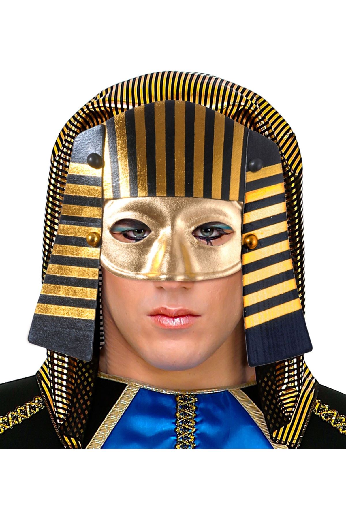 Lastik Aparatlı Firavun Maskesi 21x23 cm