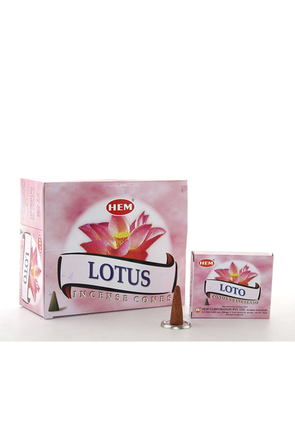 Lotus Aromalı Konik Tütsü