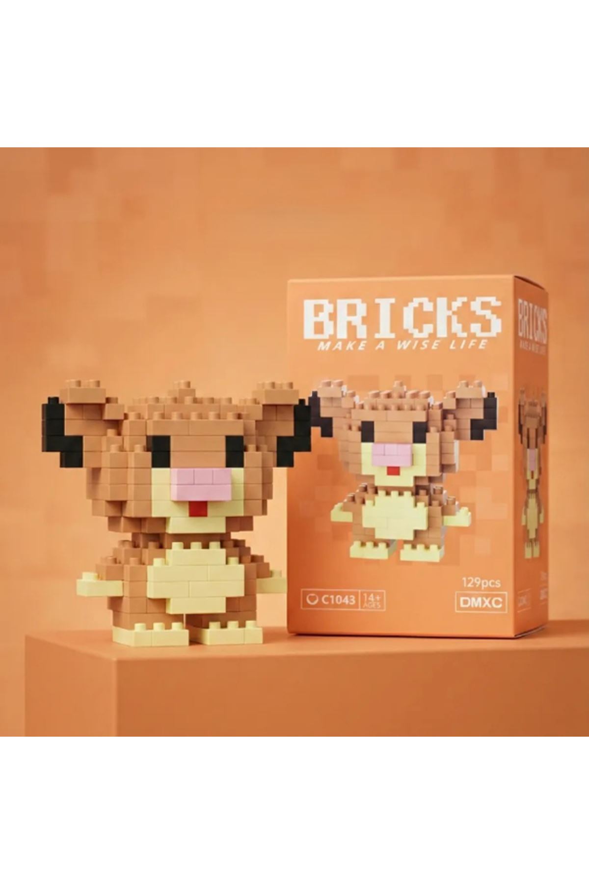 Bricks Aslan Kral Simba Mini Lego Figürü