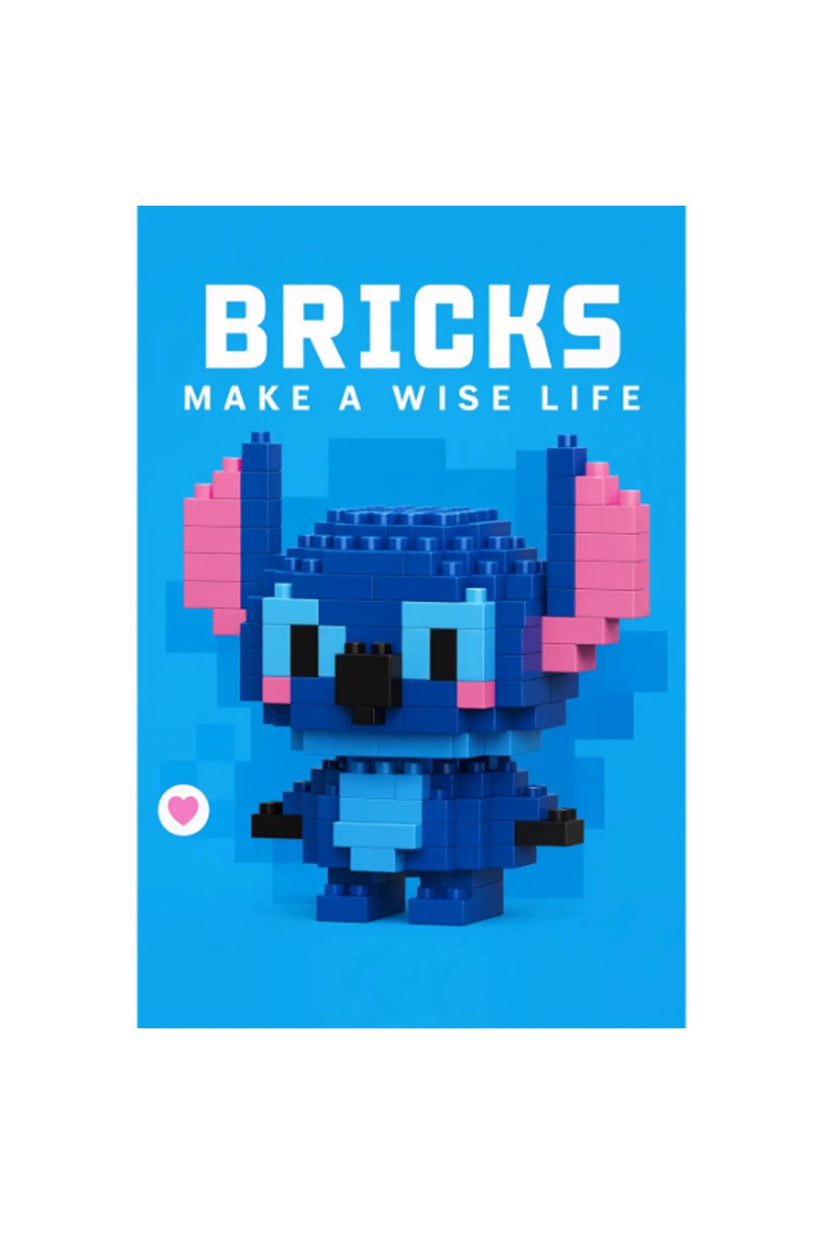 Bricks Stitch Mini Lego Figürü