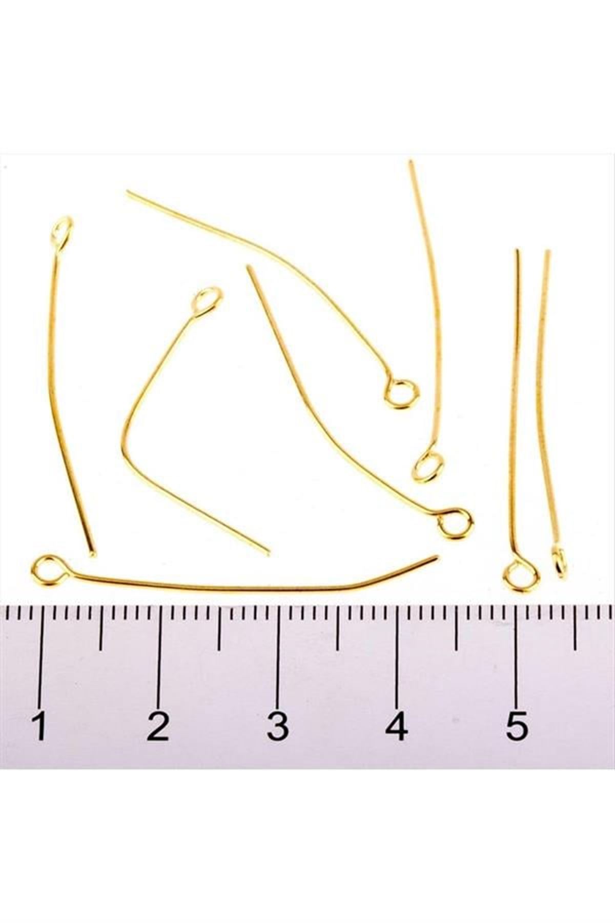 2,5 cm Halkalı Çivi 50 Gram - Sarı